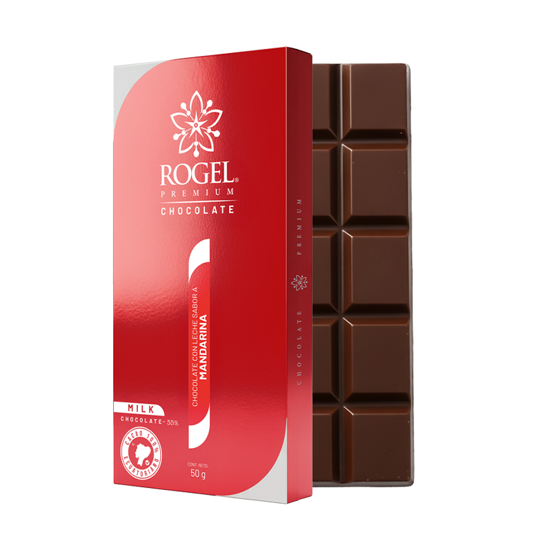 Rogel Premium - Chocolate con leche sabor a mandarina