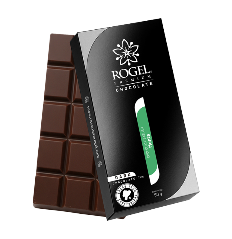 Rogel Premium - Chocolate Oscuro sabor a Menta