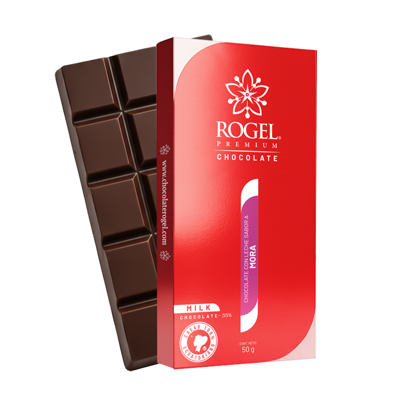 Rogel Premium - Chocolate con leche sabor a Mora