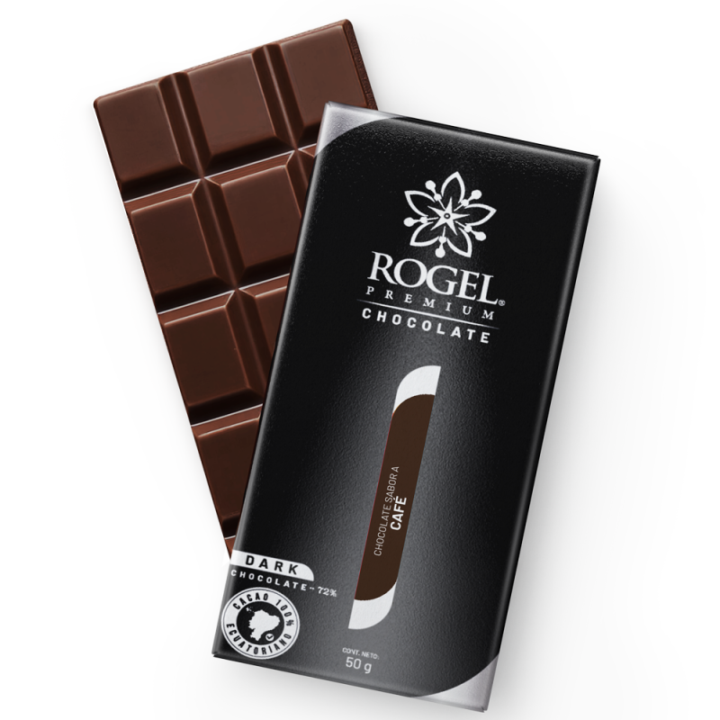 Rogel Premium - Chocolate Oscuro sabor a café